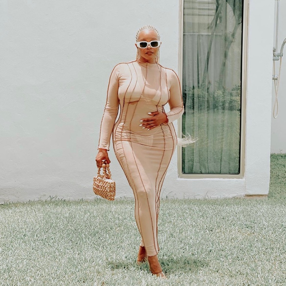 Mesh See Thru Dress